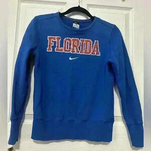 Nike Vintage Kids Florida‎ Gators Blue Sweatshirt UF NCAA size Large
